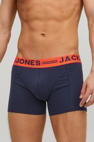 3 boxers - Bordeaux et gris