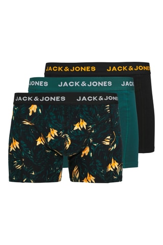 3 boxers - Noir et vert