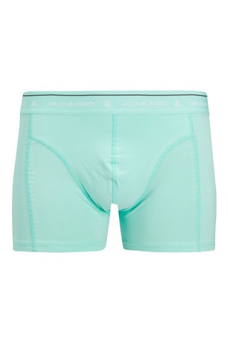 5 boxers - Gris foncé, vert d’eau et bleu roi