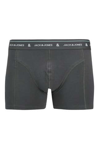 5 boxers - Gris foncé, vert d’eau et bleu roi