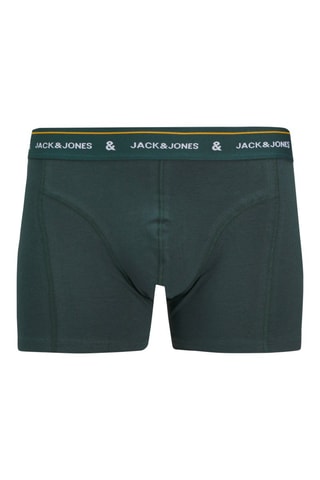 5 boxers - Gris foncé, vert d’eau et bleu roi