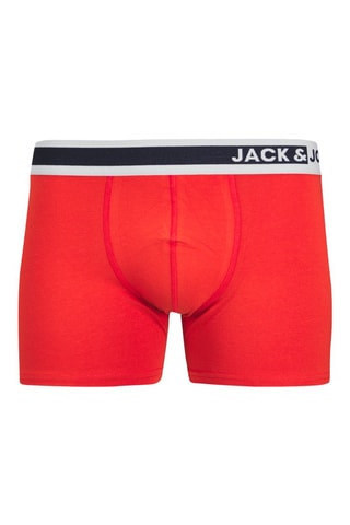10 boxers - Rouge, bleu roi et vert olive