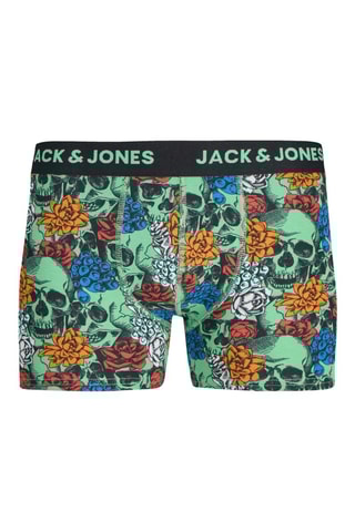 5 boxers - Gris et vert
