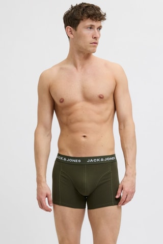 10 boxers - Noir, bleu marine et vert