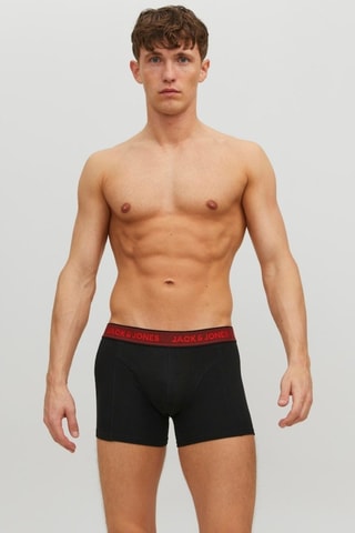 3 boxers en coton biologique - Noir