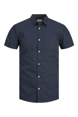 Chemise slim - Bleu marine