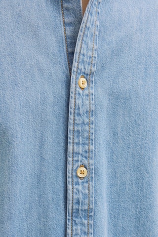 Chemise slim en jean - Bleu