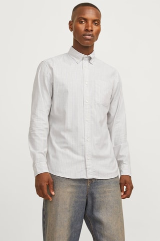 Chemise slim - Gris