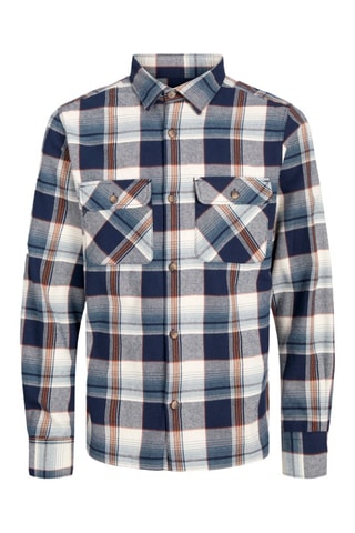 Chemise - Bleu marine et blanc