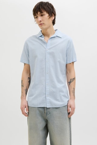 Chemise en lin - Ciel