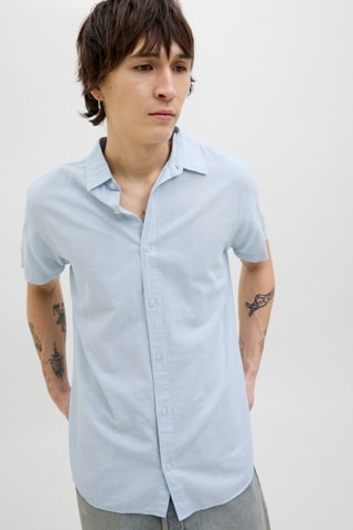 Chemise en lin - Ciel