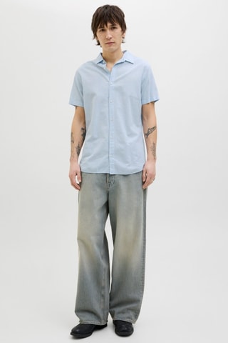Chemise en lin - Ciel