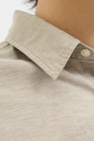 Chemise en lin - Beige chiné