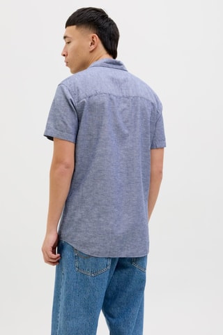 Chemise en lin - Ciel chiné