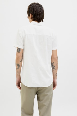 Chemise en lin - Blanc chiné