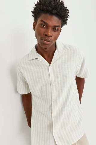 Chemise - Ecru et beige