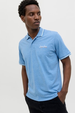 Polo - Bleu clair chiné