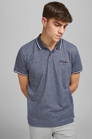 Polo - Bleu marine chiné