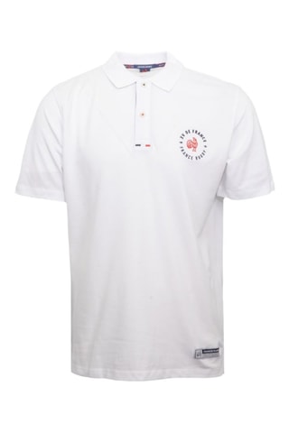 Polo Equipe de France de rugby à XV - Blanc