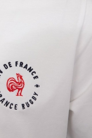 Polo Equipe de France de rugby à XV - Blanc