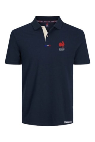 Polo Equipe de France de rugby à XV - Bleu marine