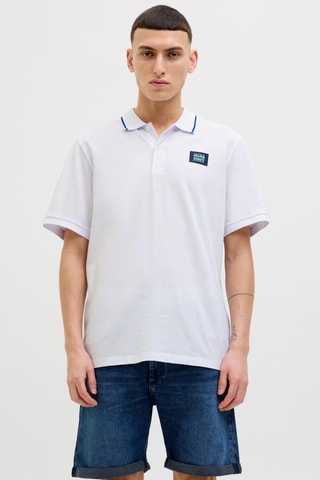 Polo regular - Blanc