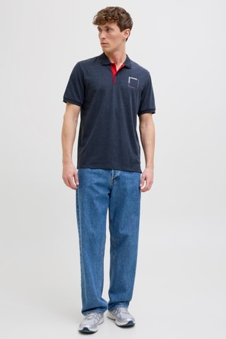 Polo regular - Bleu nuit