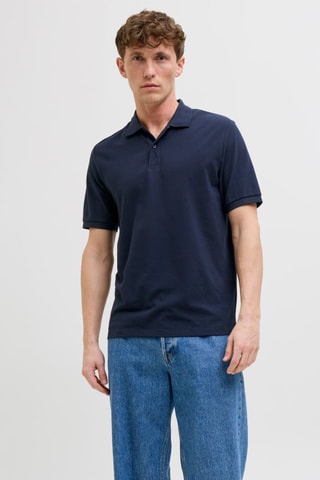 Polo regular - Bleu marine