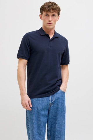 Polo regular - Bleu marine