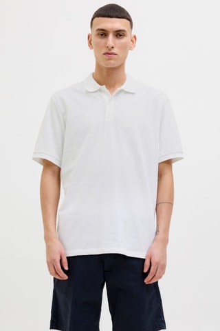 Polo regular - Blanc