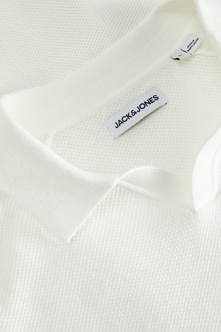 Polo regular en coton biologique - Blanc
