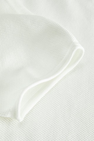 Polo regular en coton biologique - Blanc