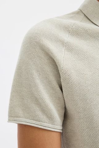 Polo regular en coton biologique - Beige