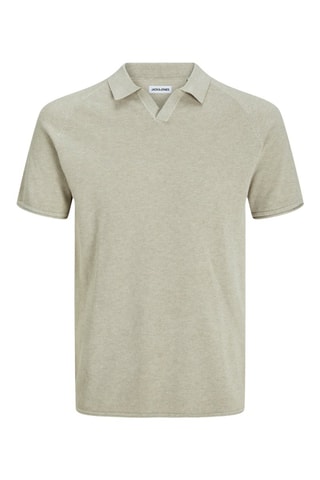 Polo regular en coton biologique - Beige