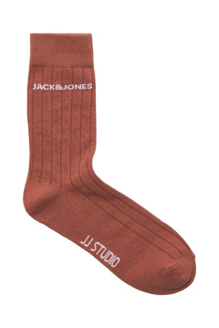 3 paires de chaussettes - Rouge et noir