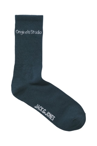 3 paires de chaussettes - Rouge et bleu