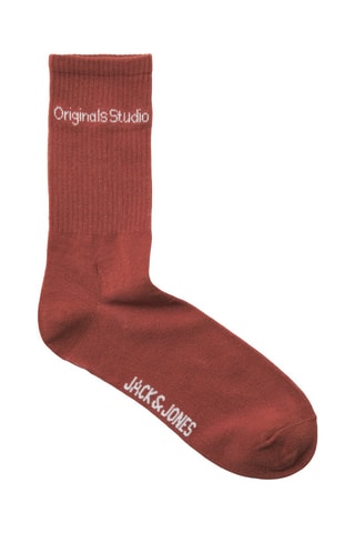 3 paires de chaussettes - Rouge et bleu