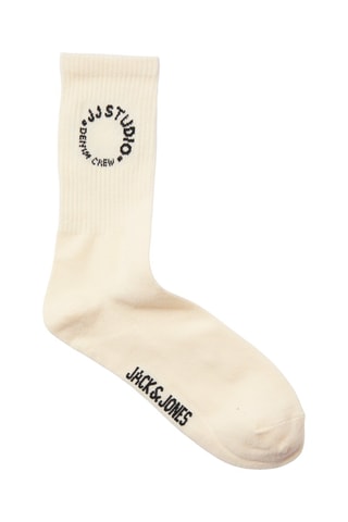 3 paires de chaussettes - Beige clair et blanc