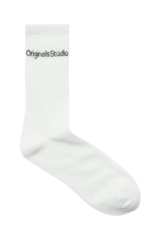 3 paires de chaussettes - Blanc, rouge et vert clair