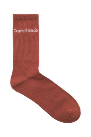 3 paires de chaussettes - Blanc, rouge et vert clair
