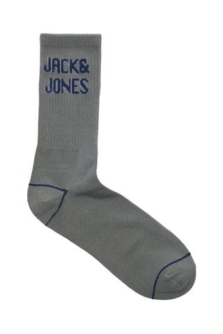 3 paires de chaussettes - Gris chiné, blanc et noir