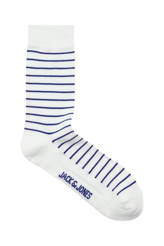 3 paires de chaussettes - Bleu roi, blanc et écru
