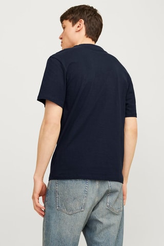 T-shirt relaxed - Bleu marine