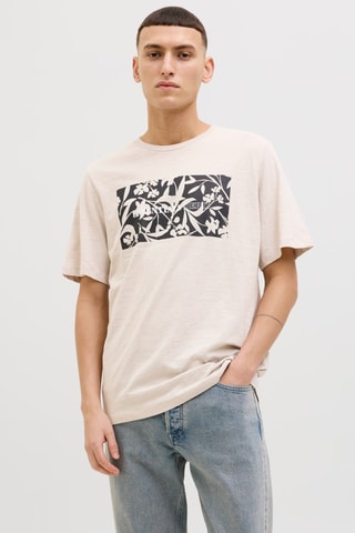 T-shirt - Beige chiné