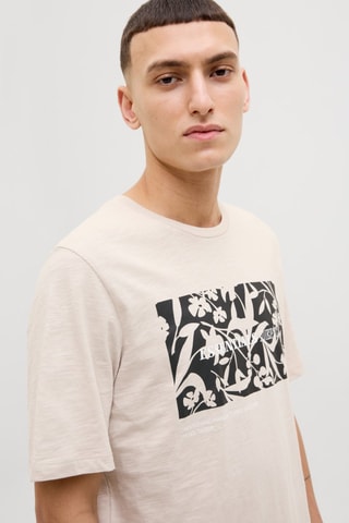 T-shirt - Beige chiné