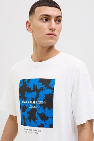T-shirt - Blanc chiné