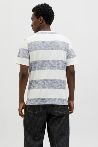 T-shirt - Blanc et gris chiné