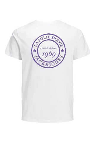 T-shirt en coton biologique La Folie Douce - Blanc