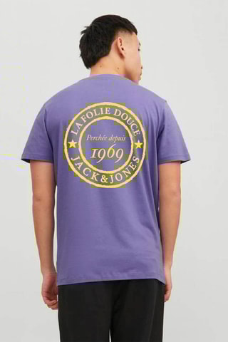T-shirt en coton biologique La Folie Douce - Violet