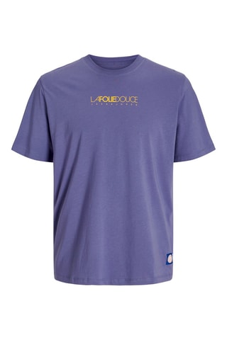T-shirt en coton biologique La Folie Douce - Violet